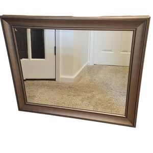 Silver Speckled Rectangular Wall Mirror